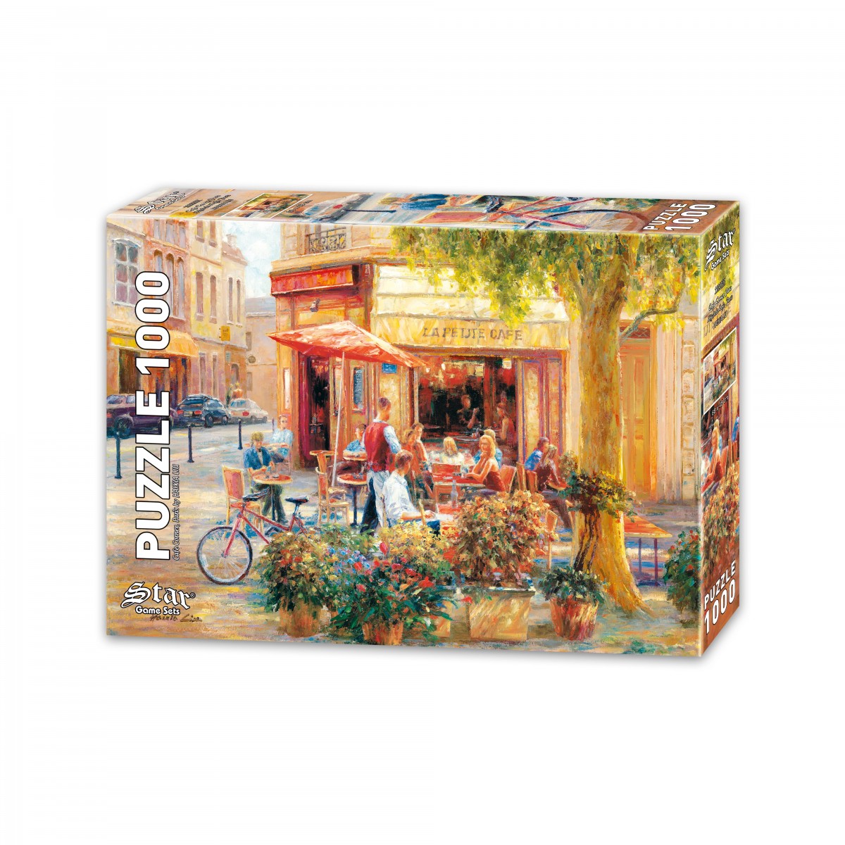 1000 Parça Köşedeki Cafe, Paris Puzzle