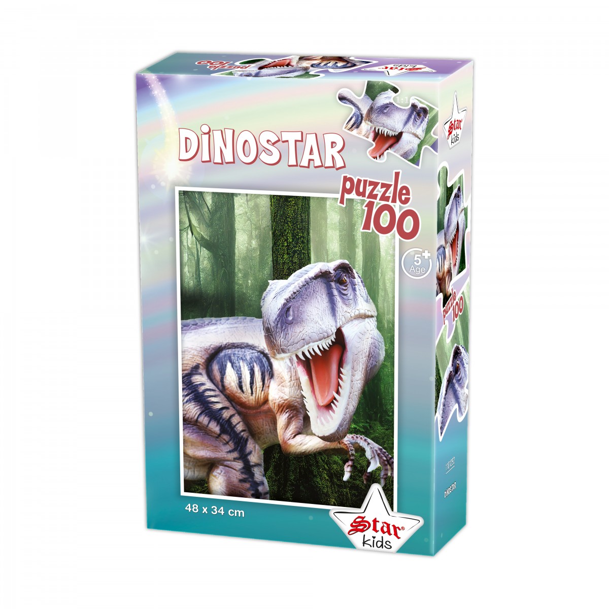 100 Parça Dinostar Puzzle